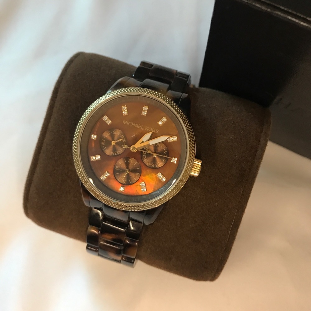 Michael Kors Tortoise Watch